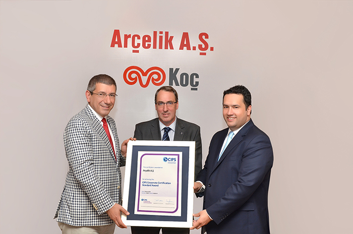 Arcelik CIPS Kurumsal Sertifikası