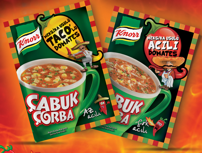 Meksika ateşi Knorr Çabuk Çorba’da