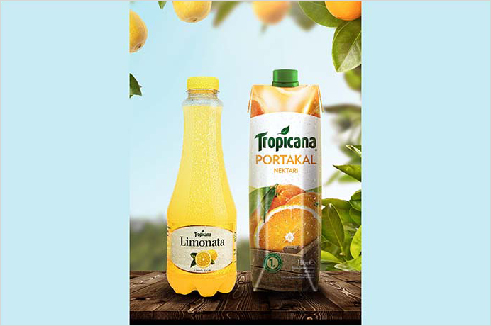 Tropicana Portakal Nektarı ve Tropicana Limonata
