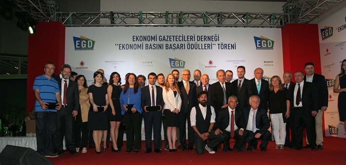 EGD "Ekonomi Basını Başarı Ödülleri" sahiplerini buldu