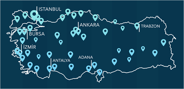 Blesh, Türkiye’nin iBeacon Haritasını çıkardı