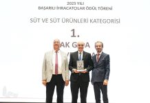 Lactalis Türkiye süt ve süt ürünlerinde ihracat şampiyonu